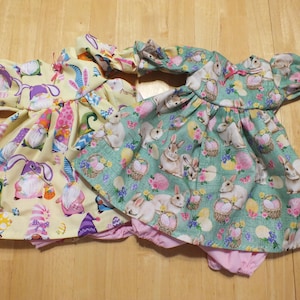 15" Baby Doll Holiday Outfits - Sleeper/Romper/Dress Holiday Outfits 15 " Doll - Various Holiday Outfits for 15 inch doll image 1