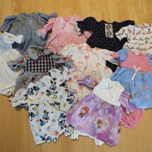 Small Baby Doll Clothing - 12 Inch Baby Doll Dresses - Small Baby Doll Outfits - 12 Inch Bloomer Dress Clothes