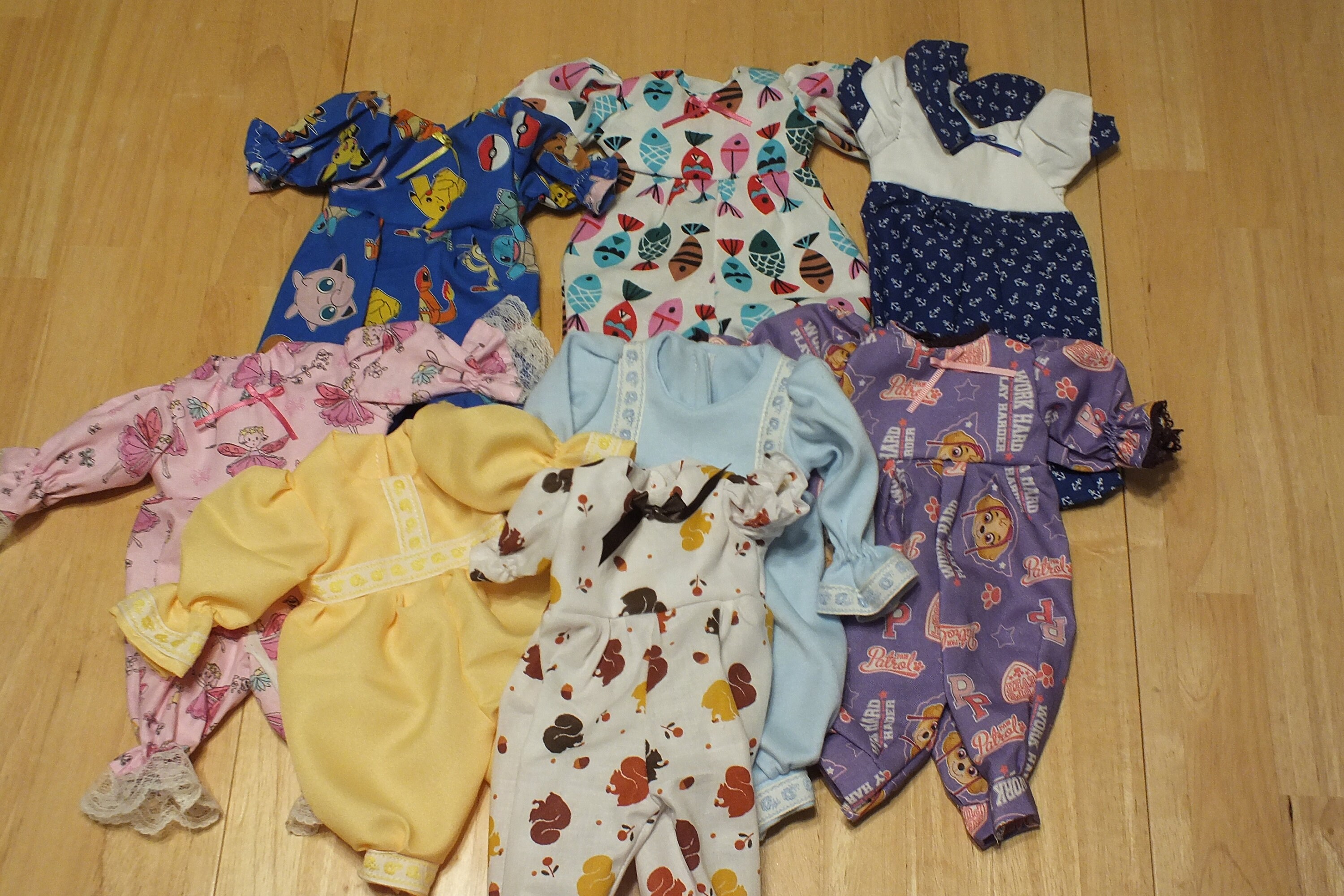 Small Baby Doll Clothing - 12 Inch Baby Doll Rompers - Small Baby Dol…