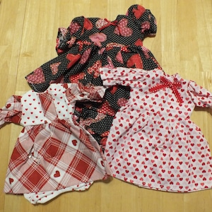 12" Doll Various Holiday Outfits - Small Baby Doll Holiday Outfits - 12 inch Sleeper/Romper/Dress Holiday Outfits for Small Baby Doll image 3