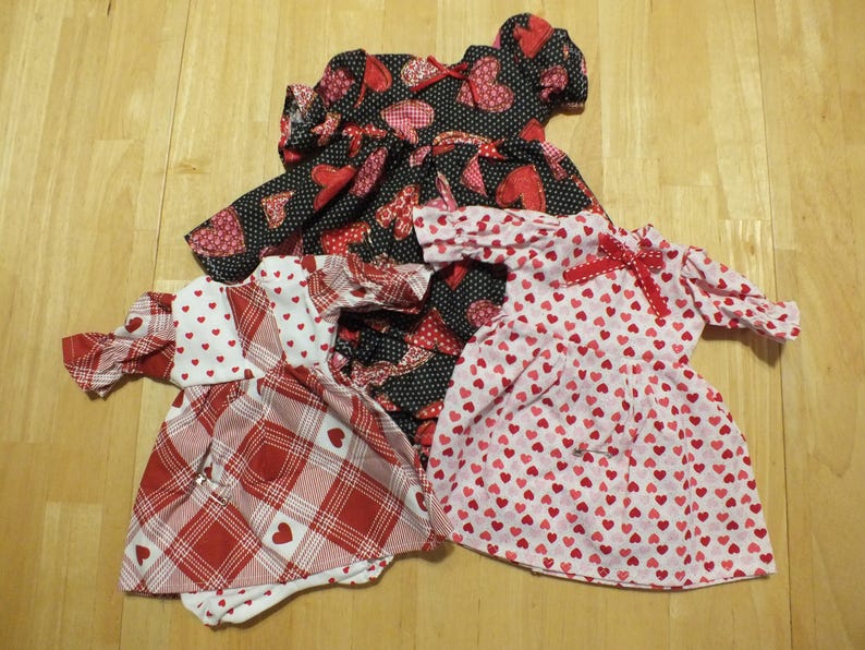 12" Doll Various Holiday Outfits - Small Baby Doll Holiday Outfits - 12 inch Sleeper/Romper/Dress Holiday Outfits for Small Baby Doll image 3