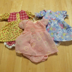 Small Baby Doll Clothing 12 Inch Baby Doll Dresses Small Baby Doll Outfits 12 Inch Bloomer Dress Clothes image 3