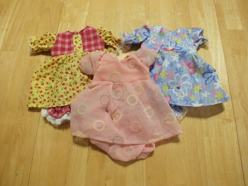 Small Baby Doll Clothing 12 Inch Baby Doll Dresses Small Baby Doll Outfits 12 Inch Bloomer Dress Clothes image 3