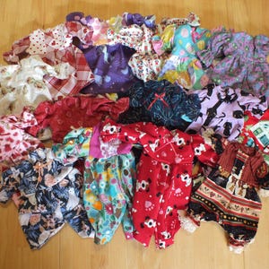 Small Baby Doll Holiday Outfits - 12 inch Sleeper/Romper/Dress Holiday Outfits for Small Baby Doll - Various Holiday Outfits for 12&quot; Dolls
