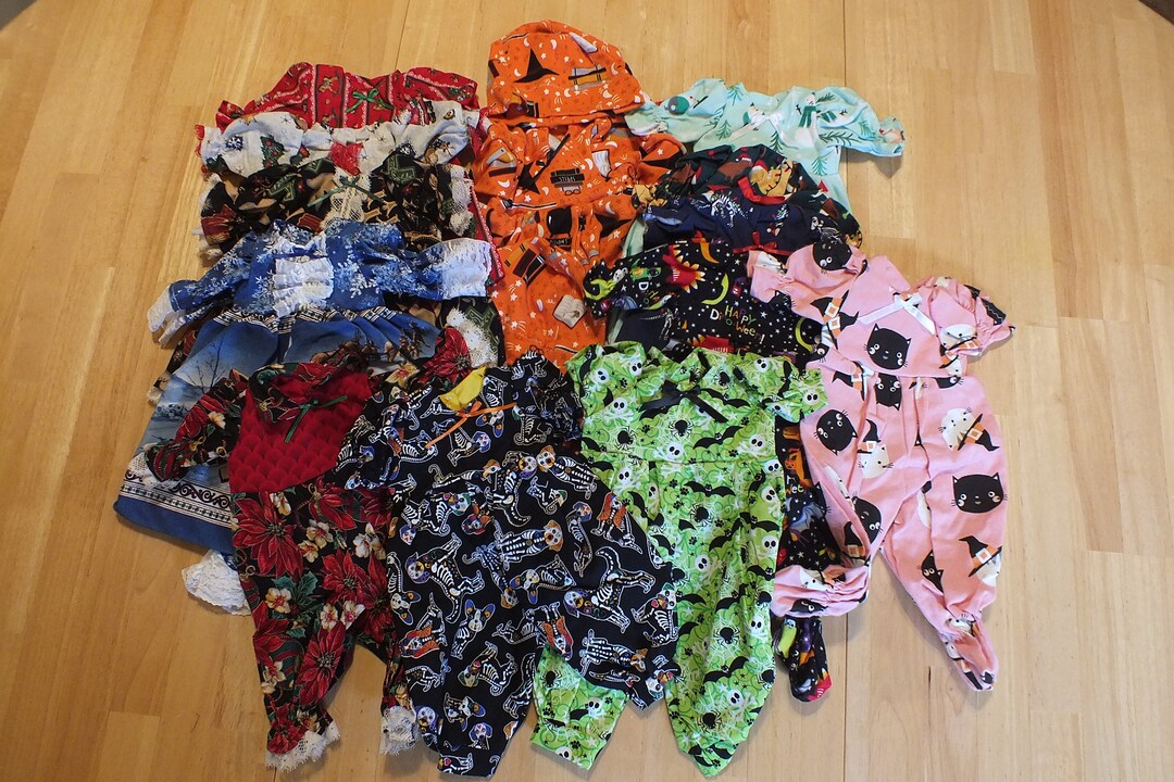 15 Baby Doll Holiday Outfits Sleeper/romper/dress - Etsy
