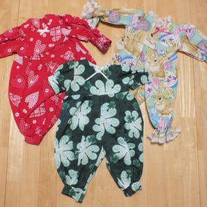 15" Baby Doll Holiday Outfits - Sleeper/Romper/Dress Holiday Outfits 15 " Doll - Various Holiday Outfits for 15 inch doll image 8