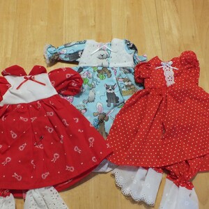 15" Baby Doll Holiday Outfits - Sleeper/Romper/Dress Holiday Outfits 15 " Doll - Various Holiday Outfits for 15 inch doll image 5