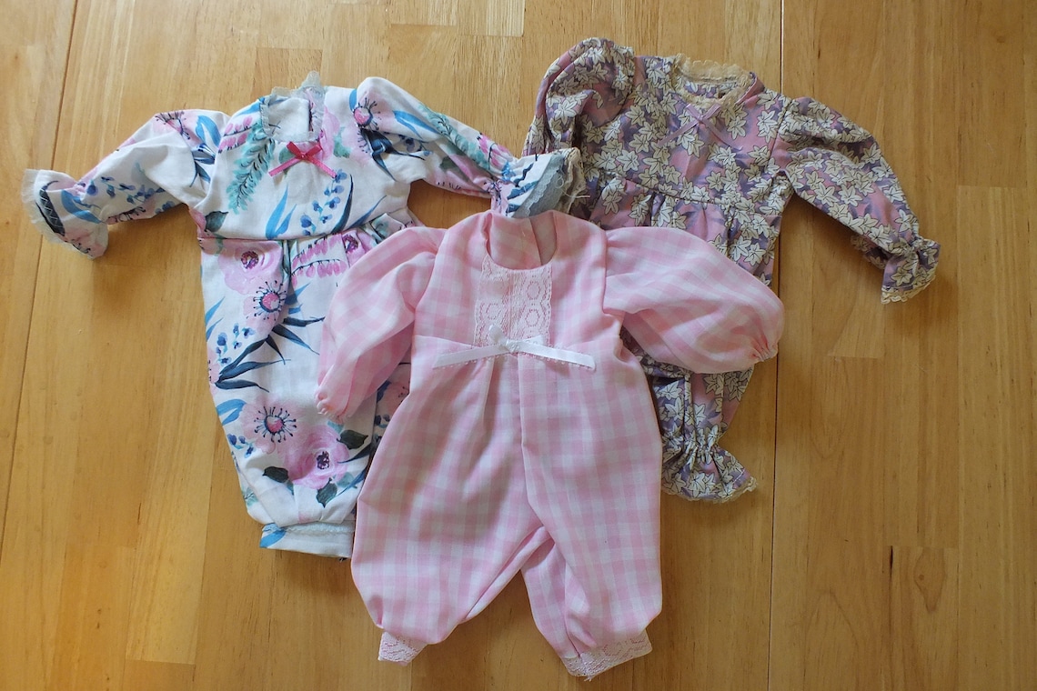 Small Baby Doll Clothing 12 Inch Baby Doll Rompers Small Etsy