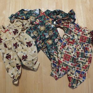 15" Baby Doll Holiday Outfits - Sleeper/Romper/Dress Holiday Outfits 15 " Doll - Various Holiday Outfits for 15 inch doll image 10