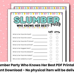 Who Knows Her Best | Slumber Party Game | How Well Do You Know