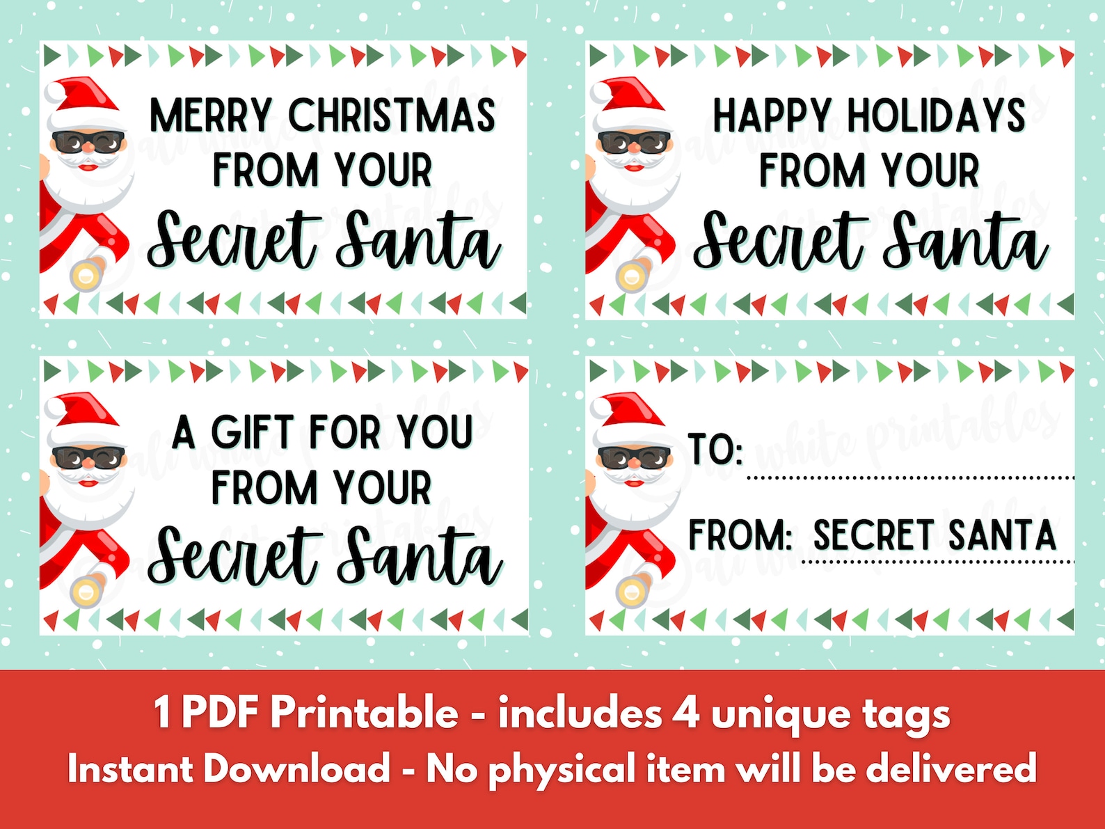 secret-santa-printable-modern-gift-tags-gift-exchange-pdf-christmas-party-holiday-fun-download