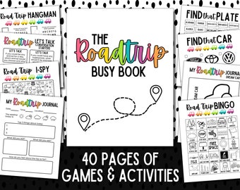 Road Trip Games: Family Vacation Activity Book (PDF)