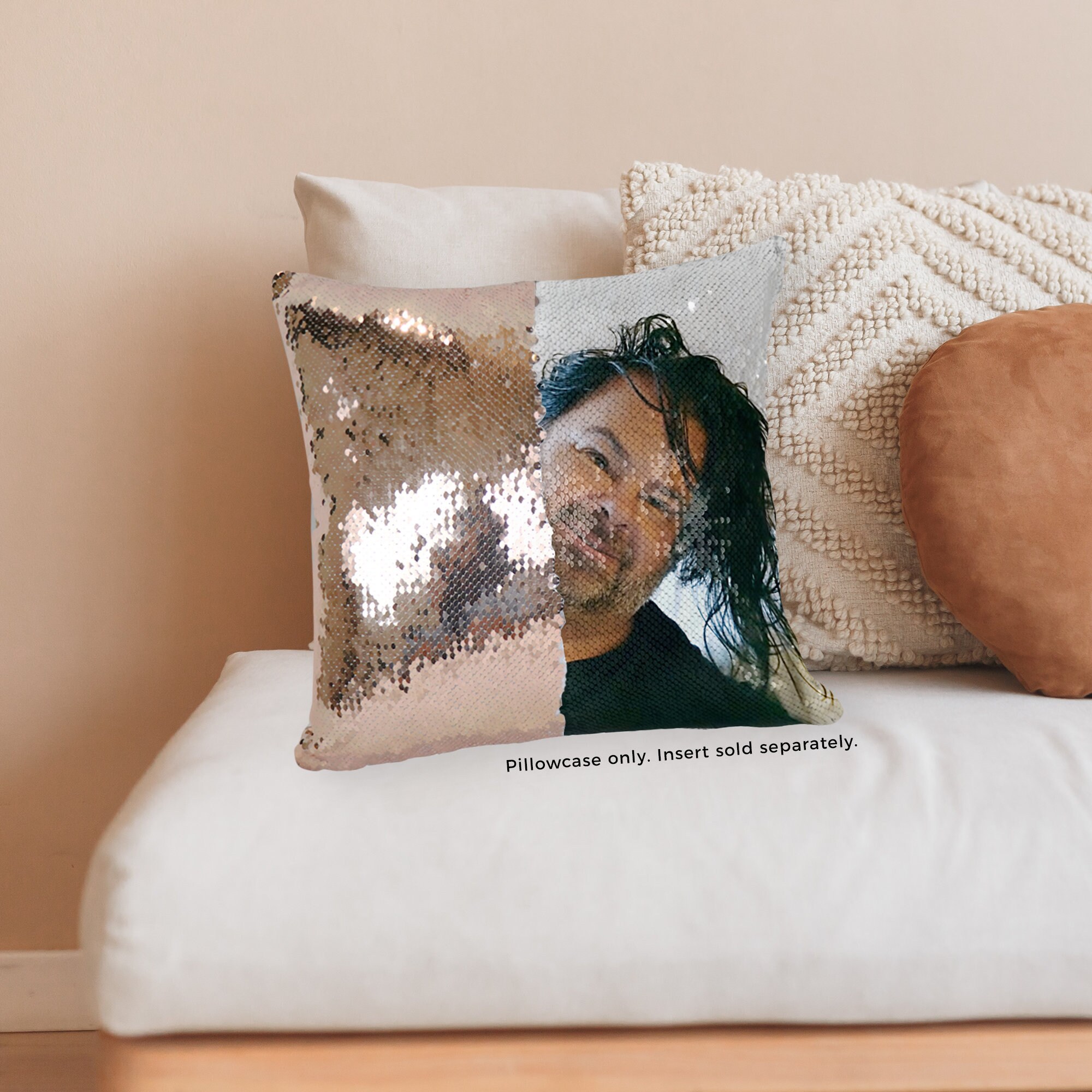 magic sequin pillow