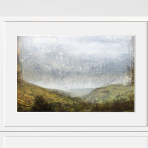 Swaledale, Yorkshire Dales, Landscape Painting, Digital Art, Abstract Landscape, Art Print, Fine Art, Optional Archival Mount,