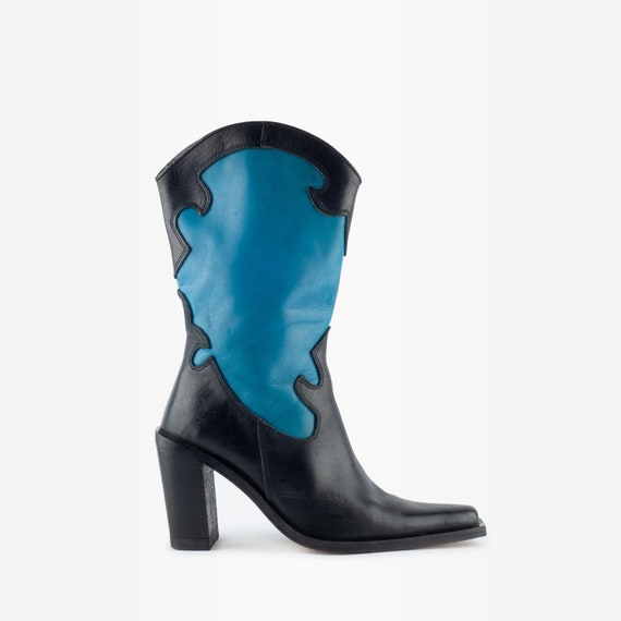 90s Boots, Cowboy Boots, Square Toe Boots, Western
