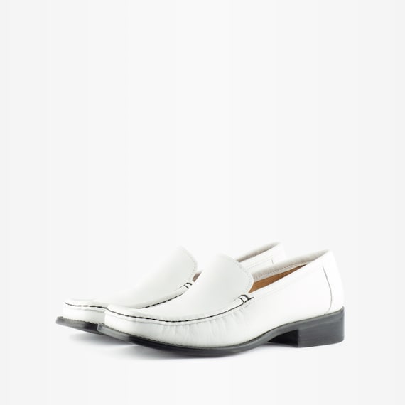 90s Loafers, Vintage Loafers, Vintage Leather Loaf