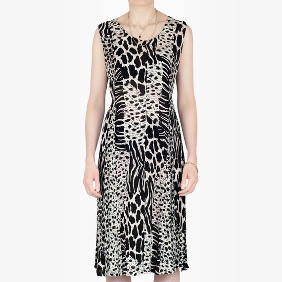 90s Animal Print Dress