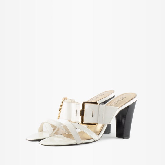 90s Mules, Leather Mules, 90s Shoes, 90s Sandals,