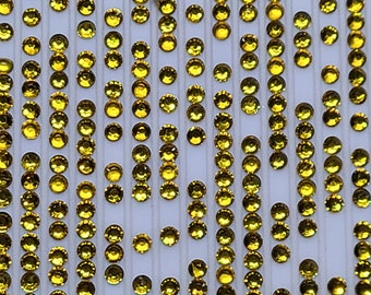 DMC-728 Golden Yellow 2.8mm Round Crystal Diamond Painting Drills
