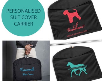 Bolsa de traje/vestido personalizada - Equipo de exposición para caballos/perros