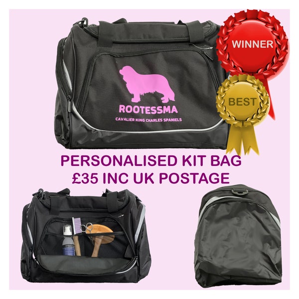 30 Litre Personalised Kit Bag, Horse Grooming Kit, Dog Grooming Kit, Dog Show Bag