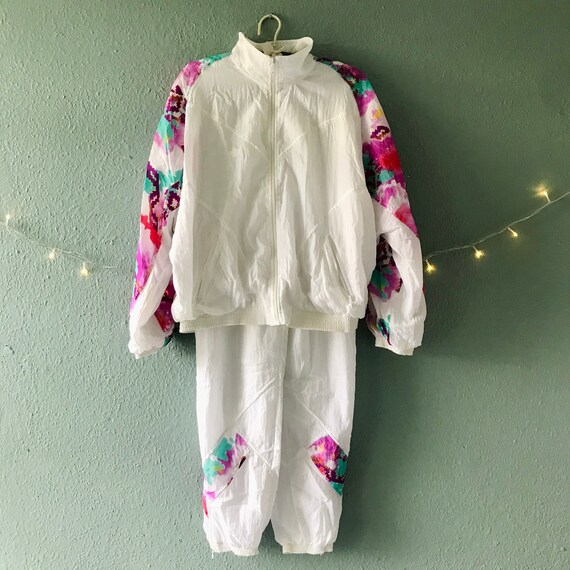 Adidas 1990’s full tracksuit white