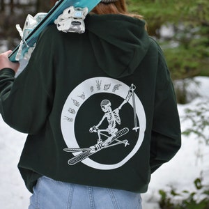 Skeleton &quot;Very Swag&quot; Ski, Snowboard, Skate Hoodie