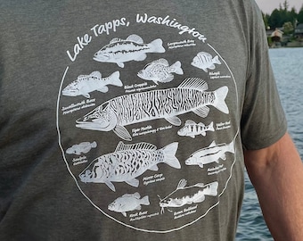 Lake Tapps Fish Identification Shirt