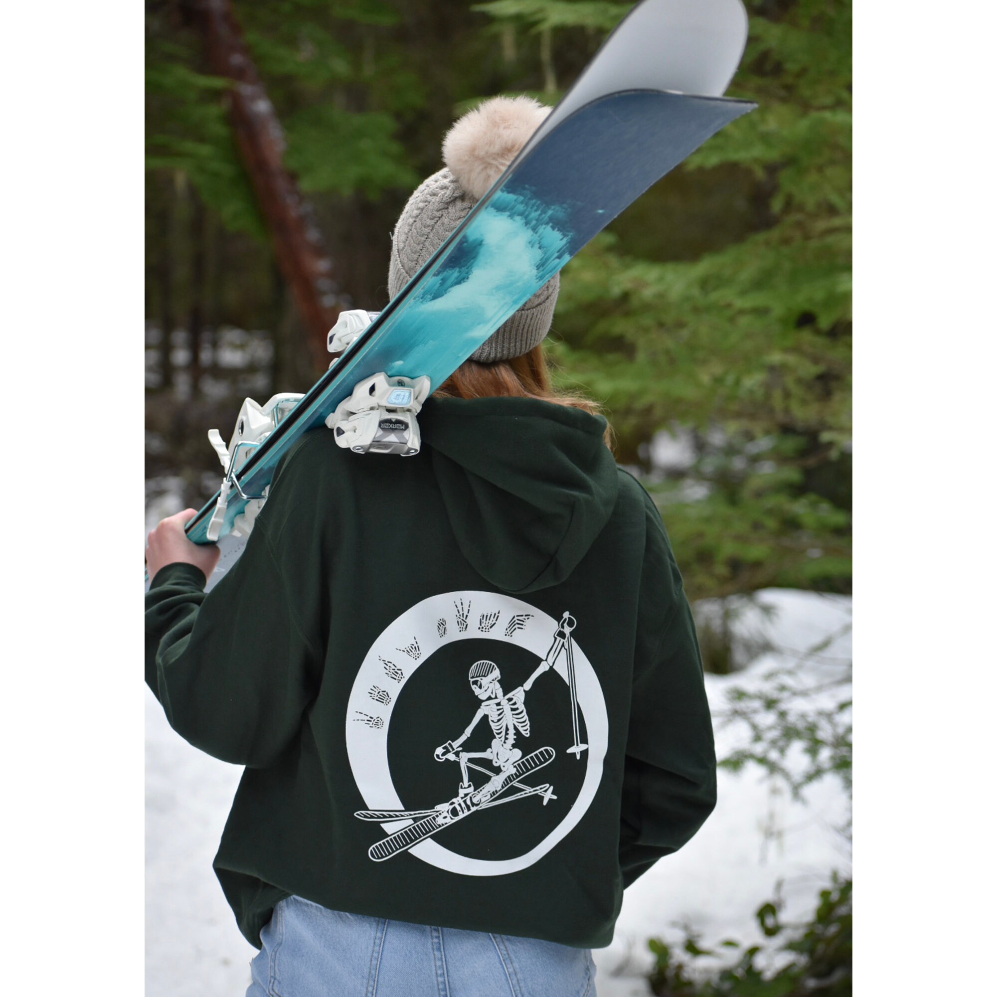 Skeleton "Very Swag" Ski, Snowboard, Skate Hoodie