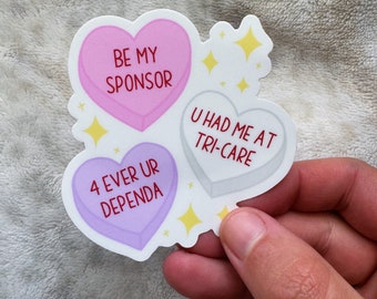 Military Stickers / Dependas / Military Wife / Funny Military / Army / Marines / Navy / Airforce / Stickers /Waterproof / Water Bottle