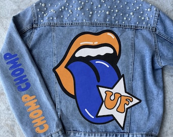 Chaqueta UF / Chaqueta Florida Gators / Florida Gators / Fútbol / Día de juego / Fútbol universitario / Día de juego / Día de juego universitario / Fútbol de los Gators