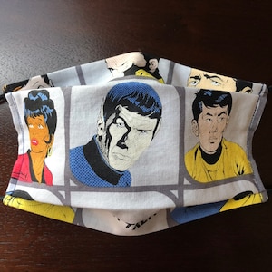 Face Mask with Original Star Trek, Adult Size