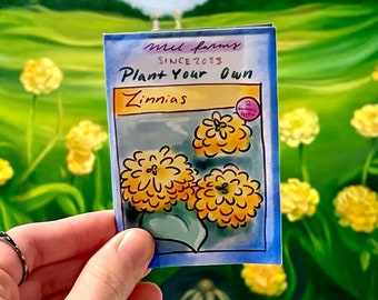 Zinnia Zine + Seeds