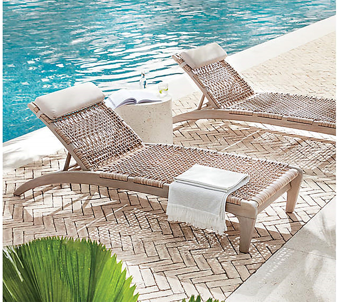 H&N Luxury Outdoor Patio Chaise Lounges HN016 Set of 2 Etsy