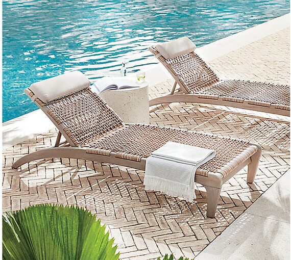 H&N Luxury Outdoor Patio Chaise Lounges HN016 Set of 2 Etsy