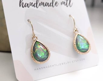 Northern Lights Earrings, Aurora Earrings, Labradorite Earrings, Glam Earrings, Lightweight Earrings, Rainbow Earrings, Fall Jewelry, Autumn