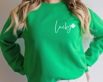 kelly green sweatshirt womens