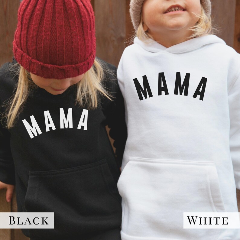 Mama Sweatshirt Block Letters. Mama crewneck. Mama t-shirt. Mother's Day gift. New mom gifts. Minimal tee for mama. Oversized Motherhood.. image 6