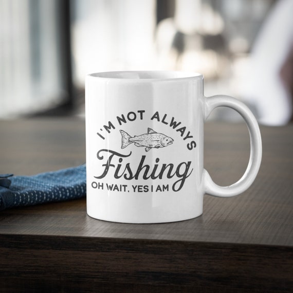 Buy Fishing Mug, Vintage Fishing, Funny Fishing Mug, Fishing