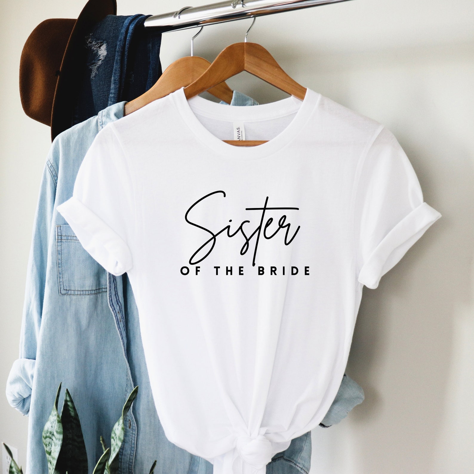 sister of the bride shirt