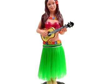 hawaiian girl bobble head