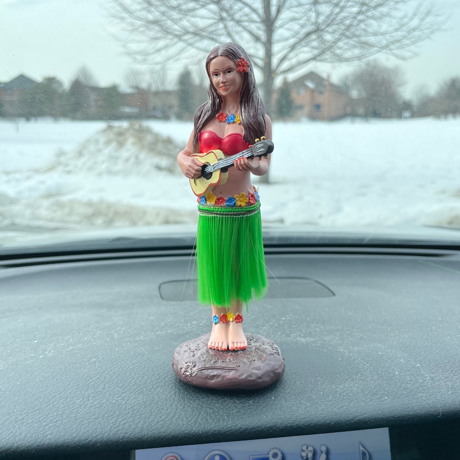 Bobblehead hawaiian girl sale