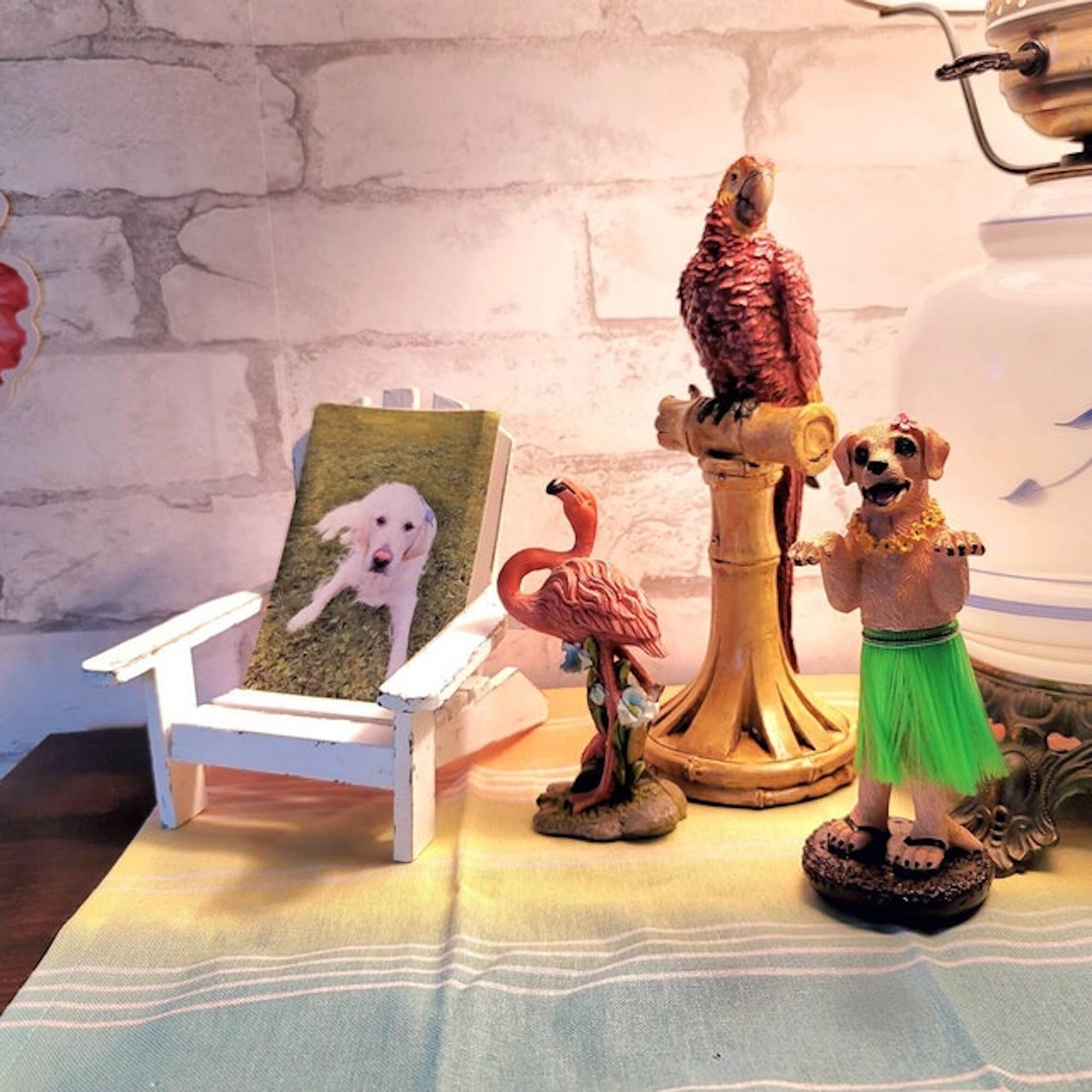 Dashboard Hula Dog Yellow Labrador Retriever Car Bobblehead Etsy