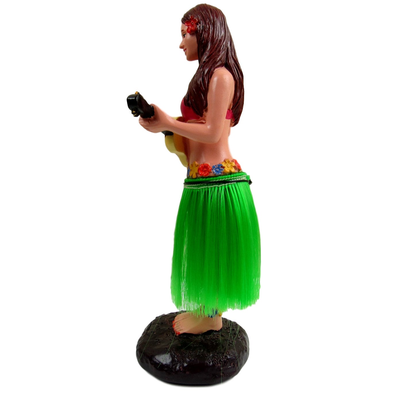 Dashboard Hula Girl Bobblehead Figurine 6 Grass Skirt Etsy
