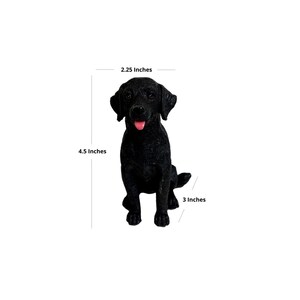 Hand-painted Black Labrador Retriever Figurine, Collectible Statue - Etsy