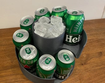 Helix Can Dispenser for 12 fl-oz Cans - STL & 3MF