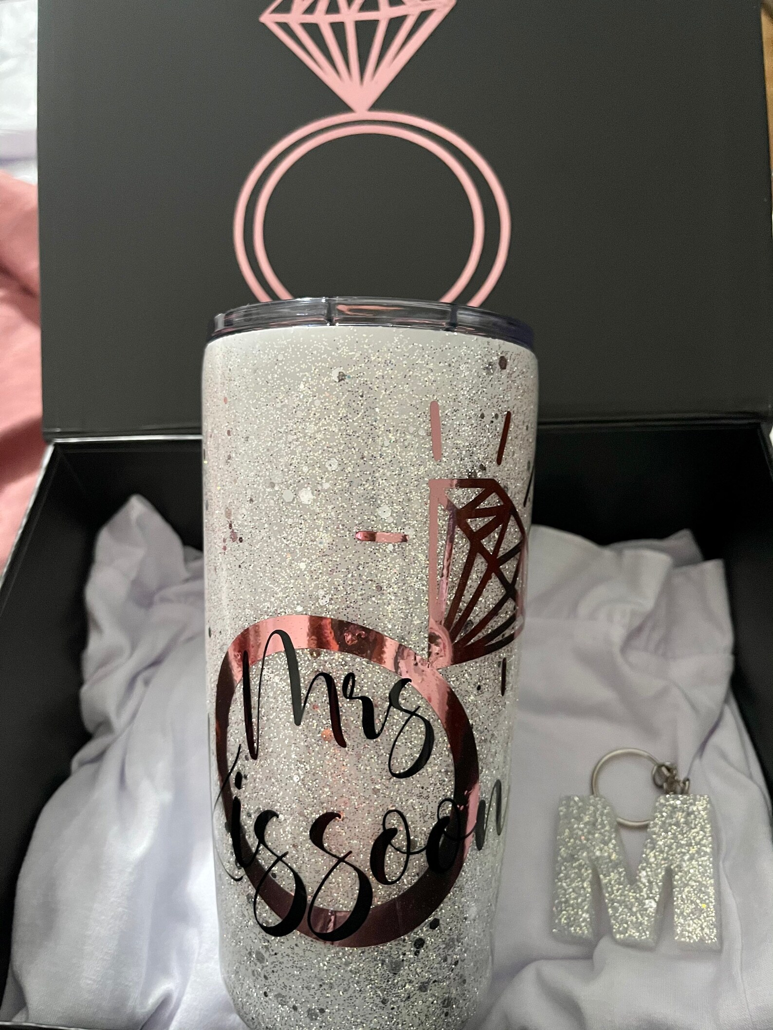20oz Bride to Be Tumbler Gift Box Set Etsy