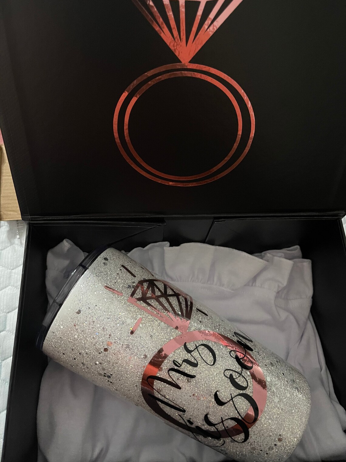 20oz Bride to Be Tumbler Gift Box Set Etsy