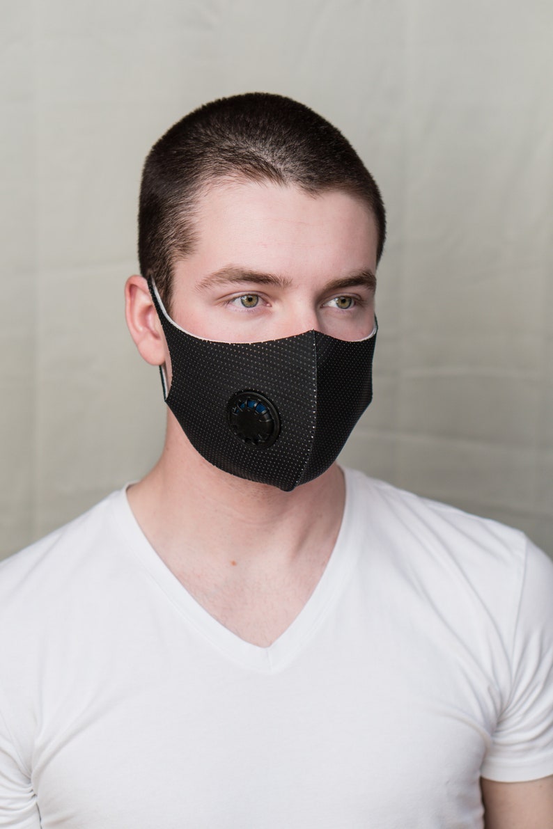 Breathable Fabric Face Mask Free and Fast Shipping 3 Layer Etsy