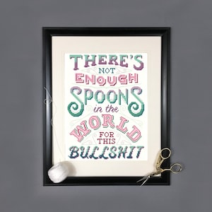 PDF-kruissteekpatroon - Niet genoeg lepels in de wereld 2